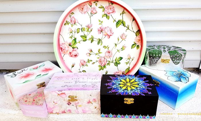 Holz und Decoupage 4